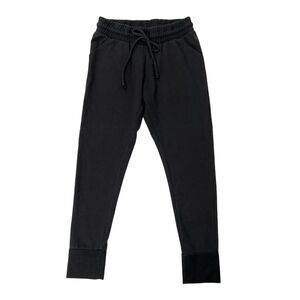 Free People Movement Sunny Skinny Jogger Pants Womens Medium Black Athletic